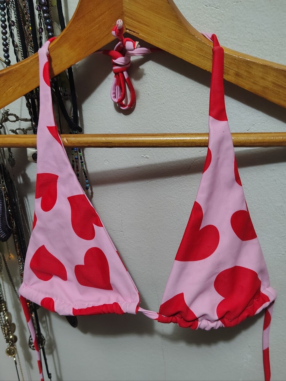 Small - Pink heart bikini